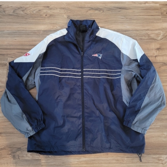 Vintage NFL Patriots SI Windbreaker Mens Size XL - Picture 1 of 6